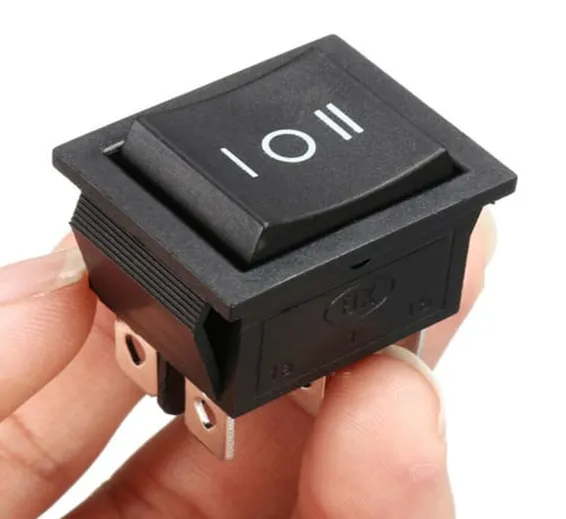 6 Pin 3 Position DPDT Rocker Switch ON OFF ON Power Button Switch