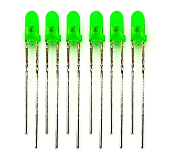 3mm Green LED