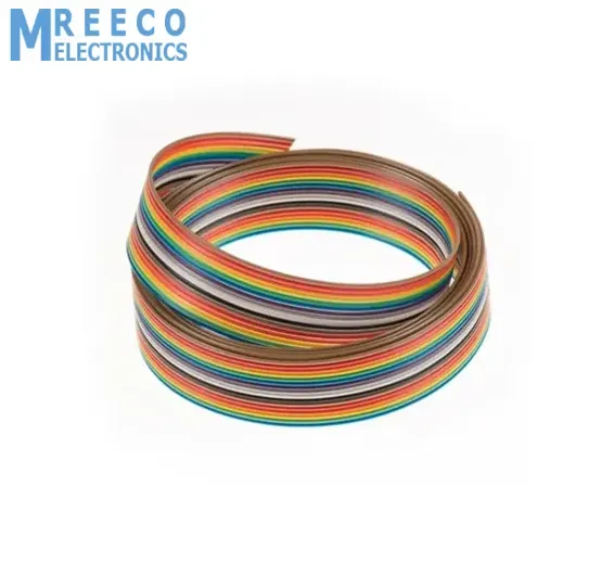 1Feet 20 Wires Rainbow Color Flat Ribbon Cable in Pakistan