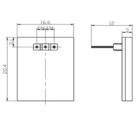 HTTM Capacitive Touch Switch Button Module