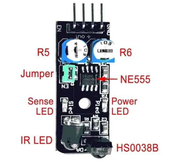 ir-08h Infrared Obstacle avoidance sensor module KY032 for Arduino