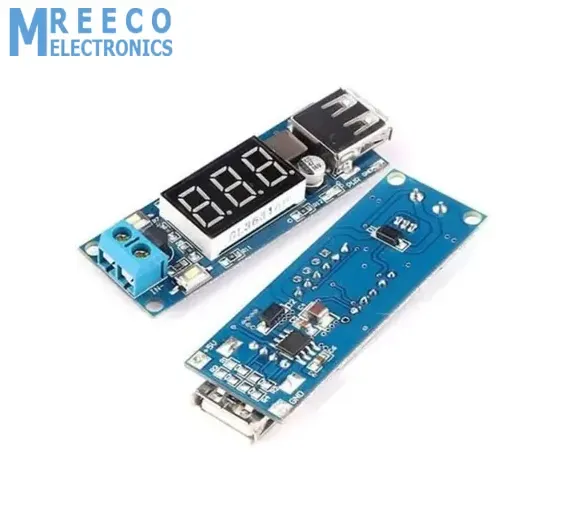 DC To DC 2A USB Charger 4.5-40V To 5V Step-down Buck Converter Voltmeter Module