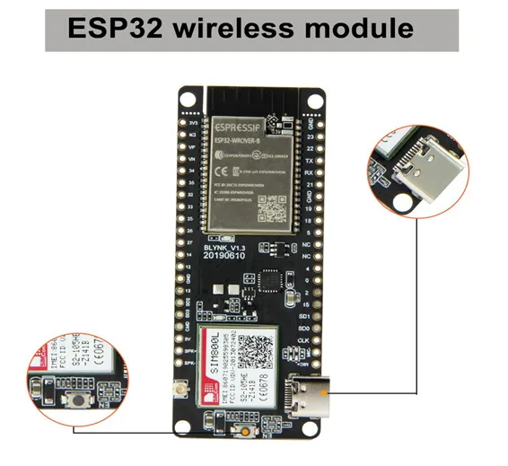 T-Call V1.3 ESP32 SIM800L GSM Module