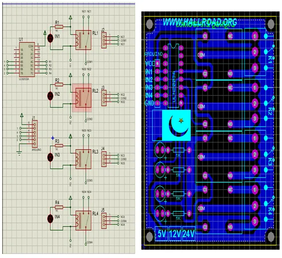 4 Channel Relay Module Relay Board Arduino Relay Module