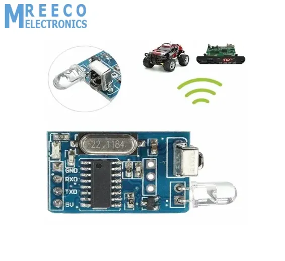 DIY 5V Wireless IR Infrared Remote Decoder Encoding Transmitter Receiver Module in Pakistan