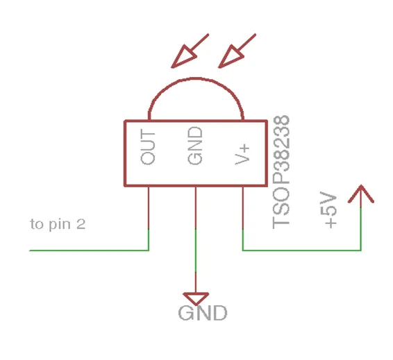 DIY 5V Wireless IR Infrared Remote Decoder Encoding Transmitter Receiver Module in Pakistan