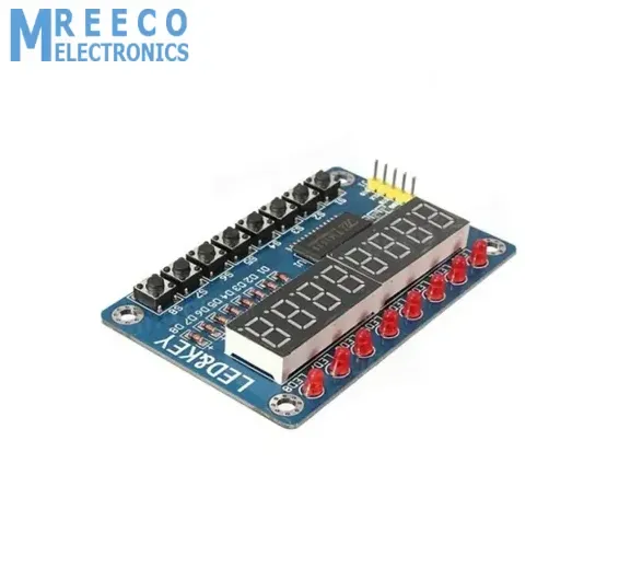 TM1638 8 Digit 7 Segment Display With Led&rsquo;s and Switches