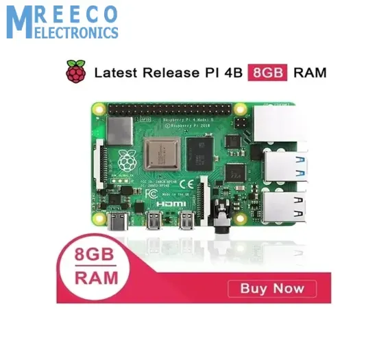 Raspberry Pi 4 8GB RAM Model B Quad Core CPU 1.5Ghz Development Board