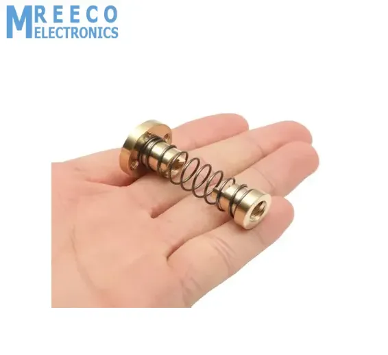 T8 Anti Backlash Spring Loaded Nut For CNC 8mm Threaded Rod Lead Screw