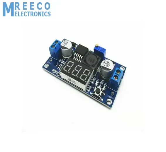 LM2596 2A Buck Step-down Power Converter Module DC 4.0~40 to 1.3-37V LED Voltmeter