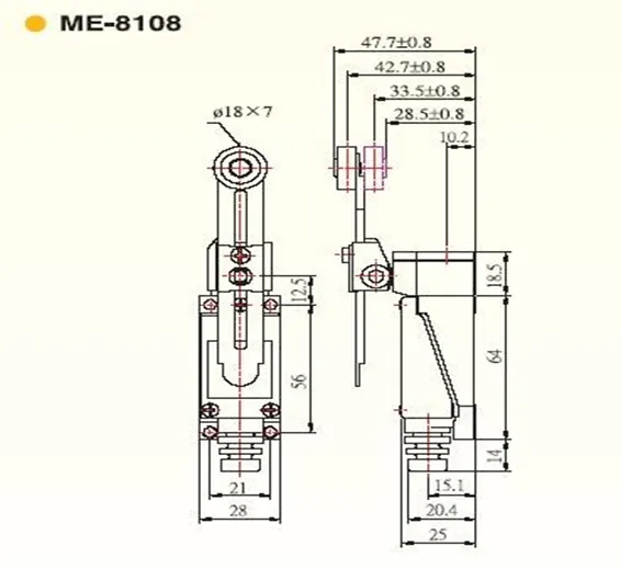 ME-8108 Mini limit switch In Pakistan