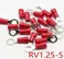 RV1.25-5 Insulated Crimp Ring Terminal Cable Wire Connector