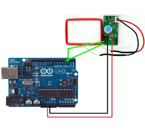 RDM6300 RFID Card Reader Module In Pakistan