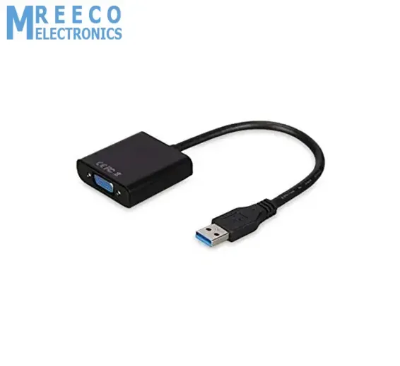 USB to VGA adapter cable converter Dsub 15-pin connector in Pakistan
