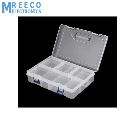 Adjustable Double Layer Component Organizer Tool Container Storage Box