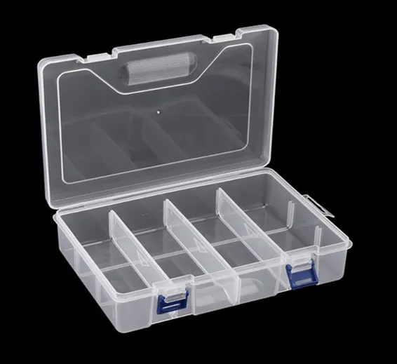 Adjustable Double Layer Component Organizer Tool Container Storage Box
