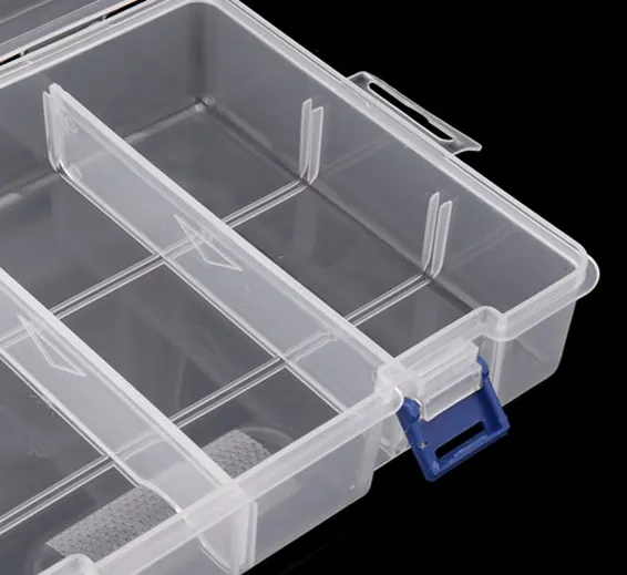 Adjustable Double Layer Component Organizer Tool Container Storage Box