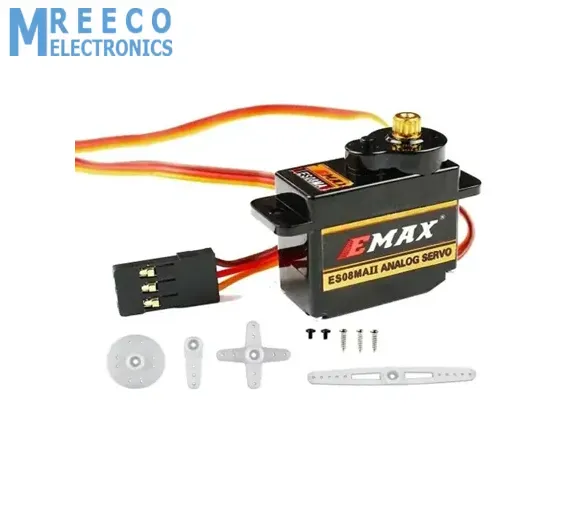 EMAX Mini Analog Metal Gear Servo Motor Set ES08MA