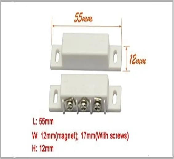 3 Wire NO NC Magnetic Reed Sensor Signal Switch For Door Access Control