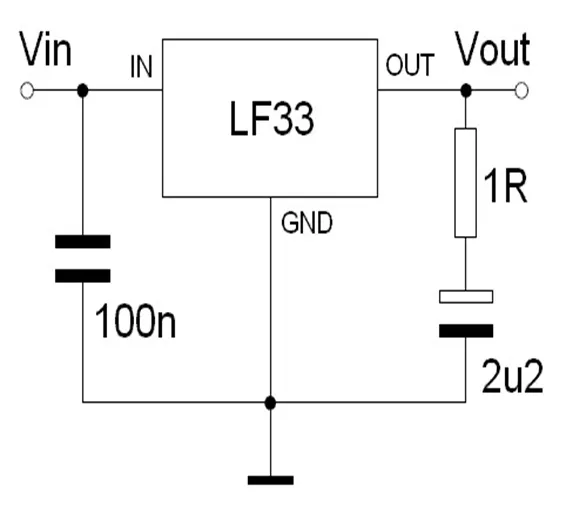 LF33 3.3V Low Dropout Regulator