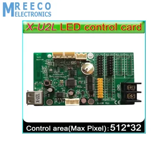 BX-U2L P10 led signs control card, P10 Display module control card,Single&double color advertising led panel Controller