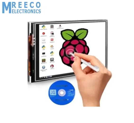 3.5 Inch 480x320 RGB TFT LCD Pixels Touch Screen with Touch Pen for Raspberry Pi