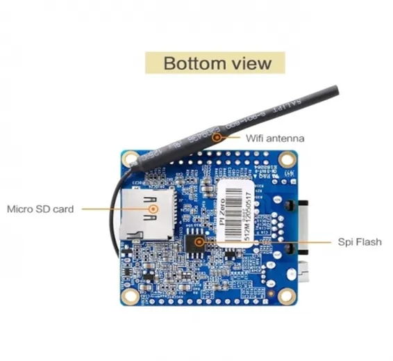 512MB Orange Pi Zero H2 Development Board