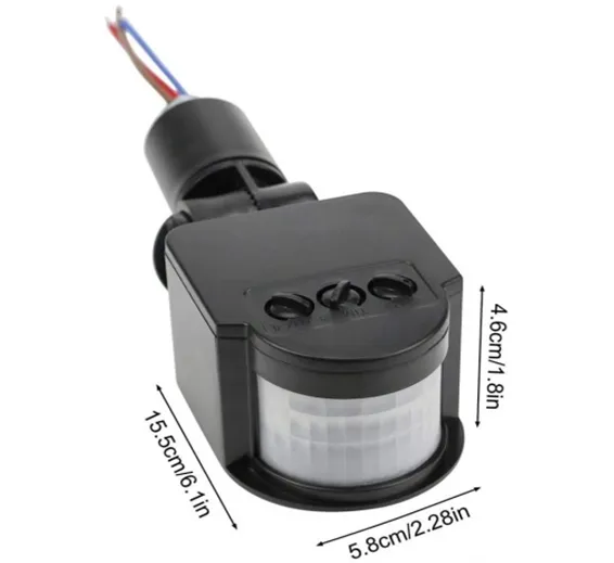 12V Automatic Infrared PIR Motion Sensor Detector Switch