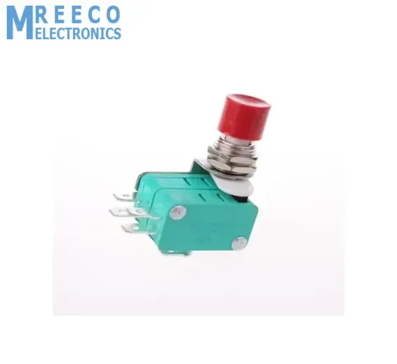 Micro Push Button Limit Switch With 2 Switches Fitting