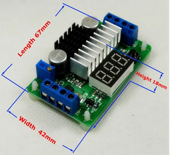 LTC1871 DC-DC 3.5-30V 6A 100W Adjustable High Power Boost Module