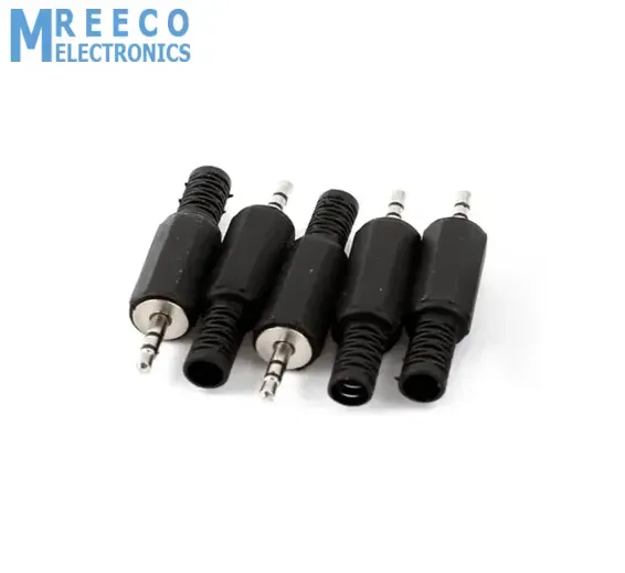 3mm Stereo Male Plug Jack DIY Solder Headphones Audio Connector