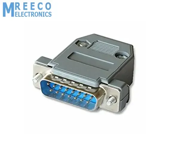 15 Pin Copper Plated VAG Serial Port Male Socket Adapter Connector DB15P
