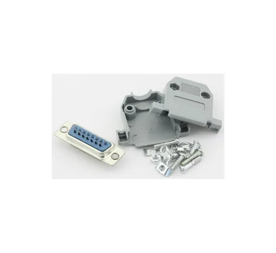 15 Pin Copper Plated VAG Serial Port Male Socket Adapter Connector DB15P