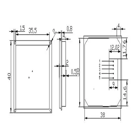 UHF RFID JRD-4035 Reader with Integrated Antenna Module for long range 1.5 meter to 2 meter in Pakistan