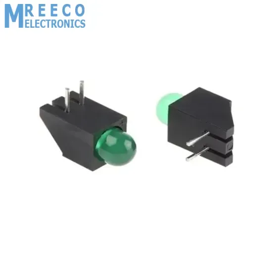 3mm Right Angle Green LED Indicator Holder