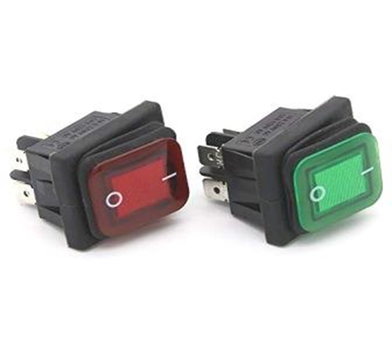 Waterproof Latching Rocker Toggle Switch AC250V 30A KCD4 T85