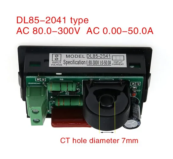 DL85-2041 AC Voltmeter And Ammeter With LED Display Module