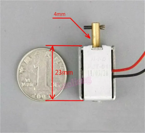 DC 6-12V Bidirectional Self-retaining Solenoid Push Pull Electromagnet PJT-01D