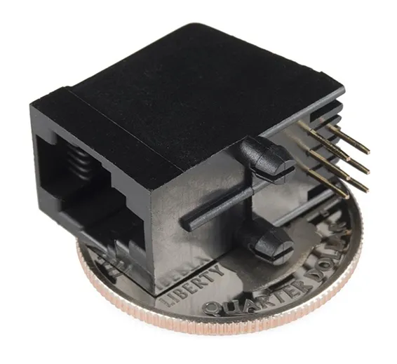 PCB Mount RJ11 6 Pin Connector In Pakistan