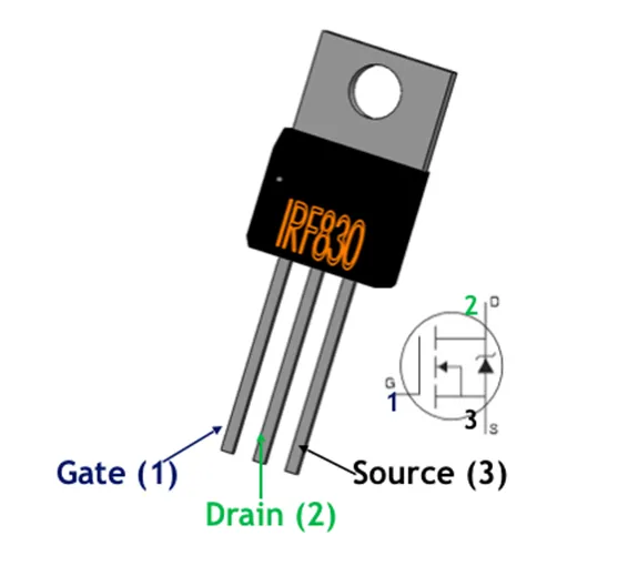 IRF830 N-CHANNEL MOSFET