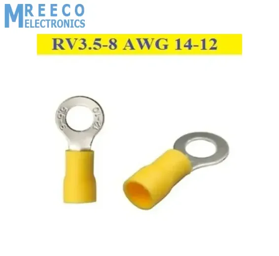 RV3.5-8 Ring Terminal Insulated Crimp Cable Wire Connector