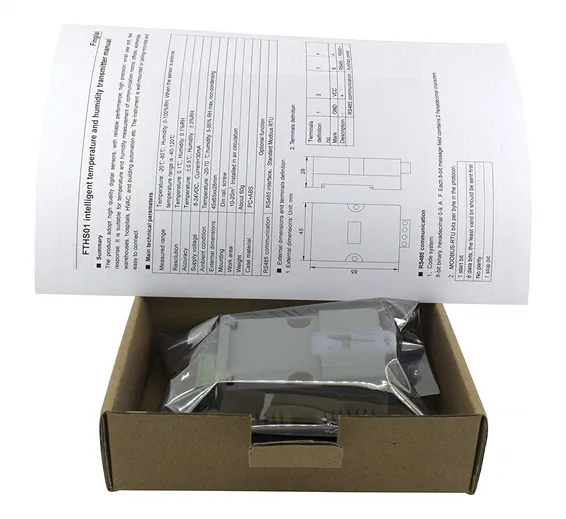 FTHS01 Integrated Temperature and Humidity Sensor Transmitter Industrial MODBUS RTU Protocol RS485