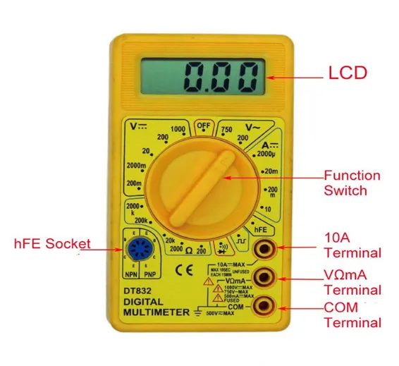 DT830D Digital Multimeter In Pakistan