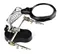 Helping Hand Clip Desktop LED Light Magnifier Glass with Soldering Stand 3.5X 12X