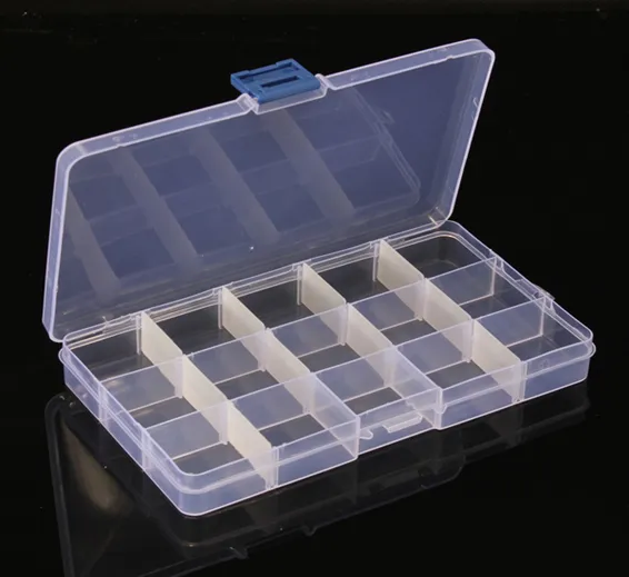 Component Storage Box Plastic Organizer Box for Makeup Jewelry Medicine