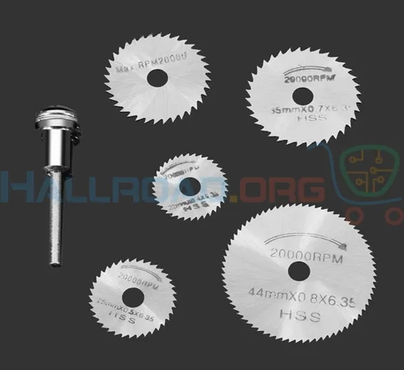 HSS Circular Saw Blade Set For Metal &amp; Dremel Rotary Tools