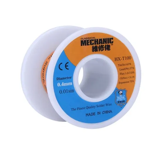 Mechanic HX-T100 0.4mm 50 Grams Soldering Wire