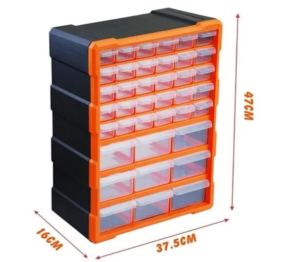 39 Drawer Components Tool Storage Box Makeup Medicine Jewelry And Stationery Oraganizer