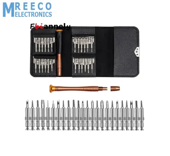 25 in 1 Precision Screwdrivers Set,Mini Screwdrivers Repair Tools Kits with Leather Case for Mobile Phone, PC Laptop, MacBook, Tablet, iPad, Computers Repair