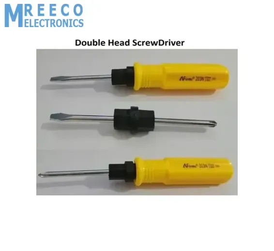 Double Head Plastic Handle Screwdriver